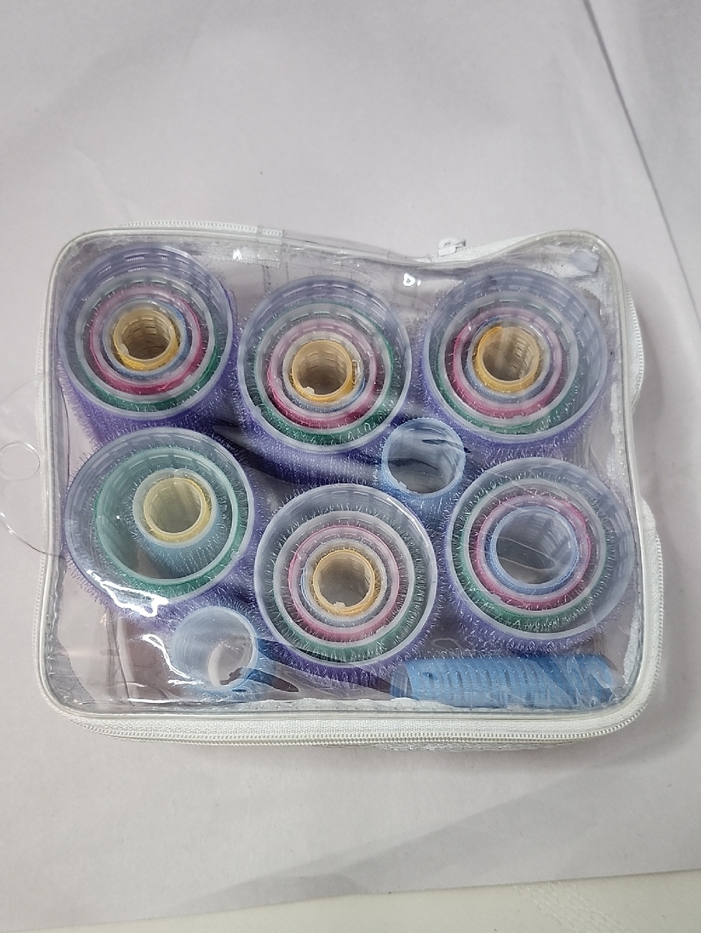 Set of Multicolored Hair Rollers